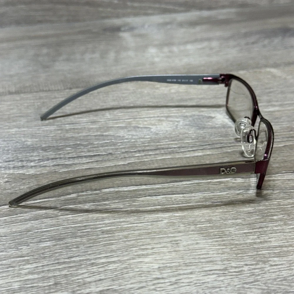D&G Dolce & Gabbana 4159 Eyeglass Frames 51-17-135 Burgundy Gray Rectangle‎